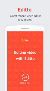 اسکرین شات برنامه Editto - Mobizen video editor 1