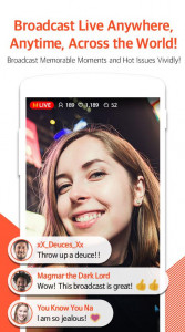 اسکرین شات 1 برنامه Mobizen Live