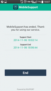اسکرین شات برنامه MobileSupport - RemoteCall 5