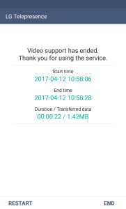 اسکرین شات 3 برنامه LG Telepresence