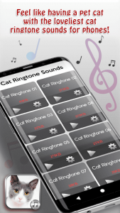 اسکرین شات برنامه Cat Ringtone Sounds 2