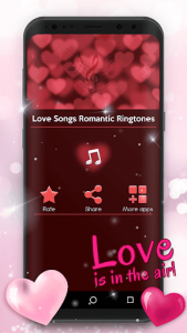 اسکرین شات برنامه Love Songs Romantic Ringtones 3