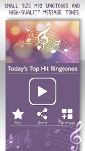 اسکرین شات برنامه Today's Top Hit Ringtones 1