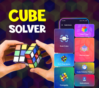 اسکرین شات 1 بازی Cube Solver Scanner: 3x3 Cube