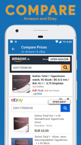 اسکرین شات برنامه Compare Prices On Amazon & eBay - Barcode Scanner 2
