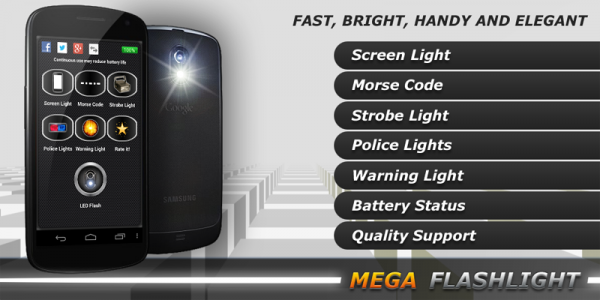 اسکرین شات 8 برنامه Flashlight