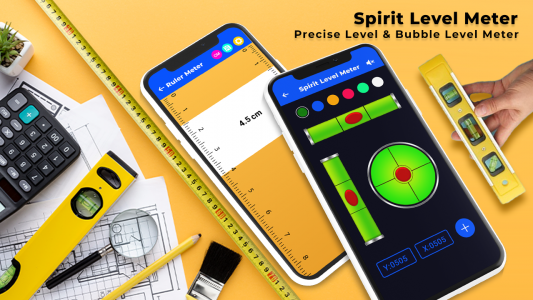 اسکرین شات برنامه Bubble Level Meter: Level Tool 3