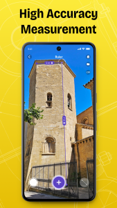 اسکرین شات 4 برنامه AR Ruler Cam: Photo Measure