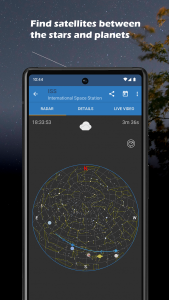 اسکرین شات برنامه ISS Detector Satellite Tracker 2