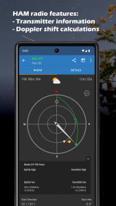 اسکرین شات برنامه ISS Detector Satellite Tracker 7