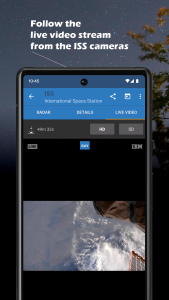 اسکرین شات برنامه ISS Detector Satellite Tracker 4