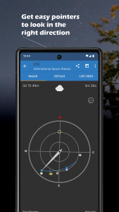 اسکرین شات برنامه ISS Detector Satellite Tracker 5