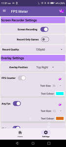 اسکرین شات برنامه FPS Meter (No Root ) 2