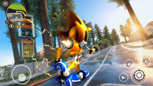 اسکرین شات بازی Super Hedgehog Rope Hero 4