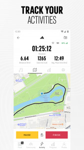 اسکرین شات برنامه adidas Running: Sports Tracker 2