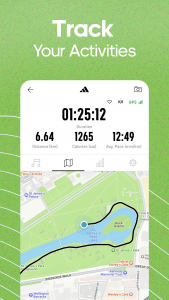 اسکرین شات برنامه adidas Running: Run Tracker 3