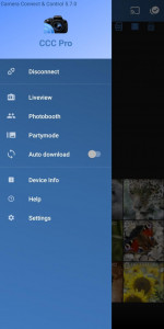 اسکرین شات برنامه Camera Connect & Control 3