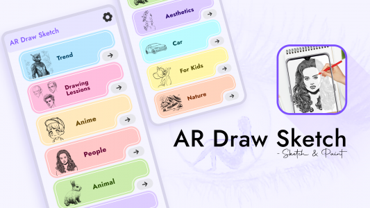 اسکرین شات برنامه AR Draw Sketch: Sketch & Paint 1