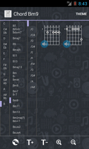 اسکرین شات برنامه Guitar Chords Free 4