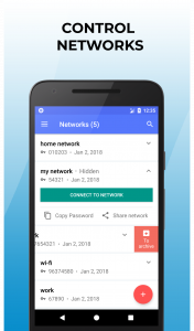 اسکرین شات برنامه Wi-Fi password manager 1