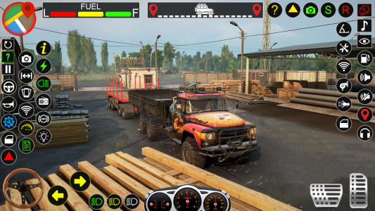 اسکرین شات بازی Russian Truck Driving Offroad 3