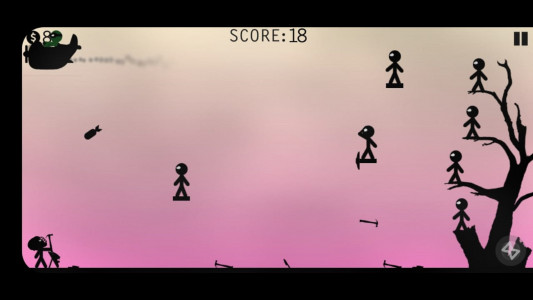 اسکرین شات 5 بازی Stickman Fight - Knife Hit