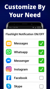 اسکرین شات برنامه Flash Alerts LED - Call, SMS 4