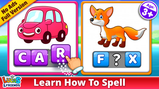 اسکرین شات بازی Spelling & Phonics: Kids Games 1