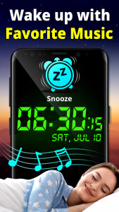 اسکرین شات 1 برنامه Alarm Clock: Mornings & Naps