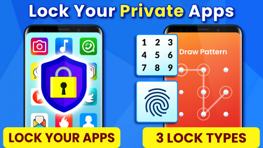 اسکرین شات 1 برنامه App Locker: Privacy Apps Lock
