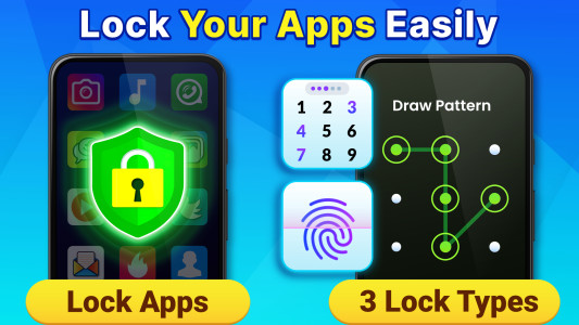 اسکرین شات 1 برنامه App Locker: Privacy Apps Lock