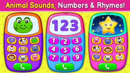 اسکرین شات 1 بازی Baby Games: Piano & Baby Phone