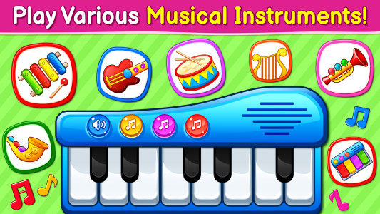 اسکرین شات بازی Baby Games: Piano & Baby Phone 2