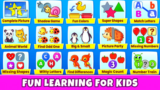 اسکرین شات بازی Kids Games: For Toddlers 3-5 2