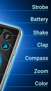 اسکرین شات 3 برنامه Flashlight: Torch Light