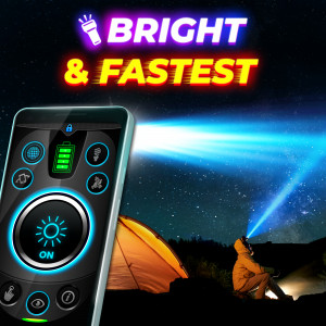 اسکرین شات برنامه Flashlight: Torch Light 1