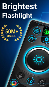 اسکرین شات 1 برنامه Flashlight: Torch Light