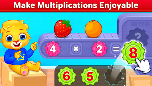 اسکرین شات بازی Kids Multiplication Math Games 3