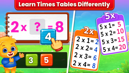 اسکرین شات 2 بازی Kids Multiplication Math Games