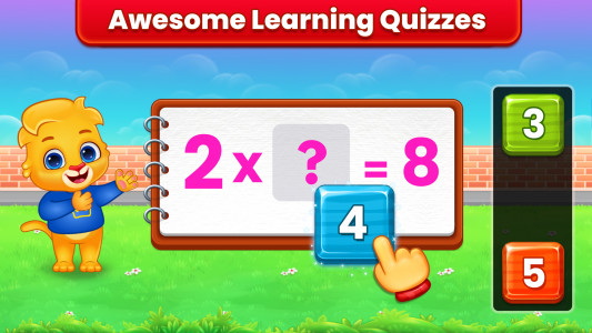 اسکرین شات بازی Kids Multiplication Math Games 2