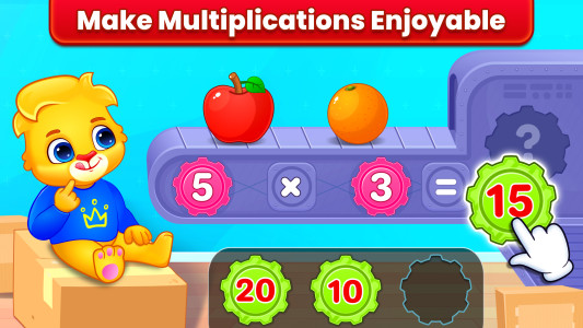 اسکرین شات 7 بازی Kids Multiplication Math Games