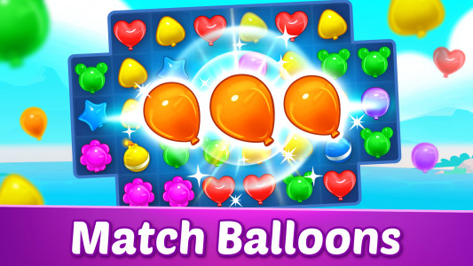 اسکرین شات بازی Balloon Pop: Match 3 Games 1