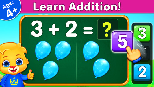 اسکرین شات 1 بازی Math Kids: Math Games For Kids