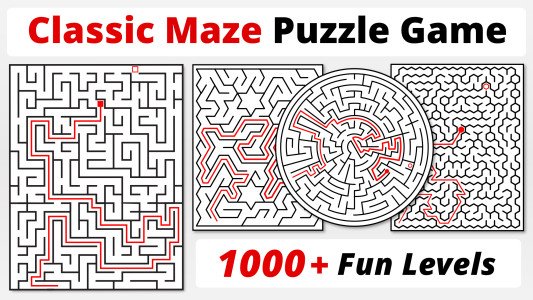 اسکرین شات 1 بازی Maze Games: Labyrinth Puzzles