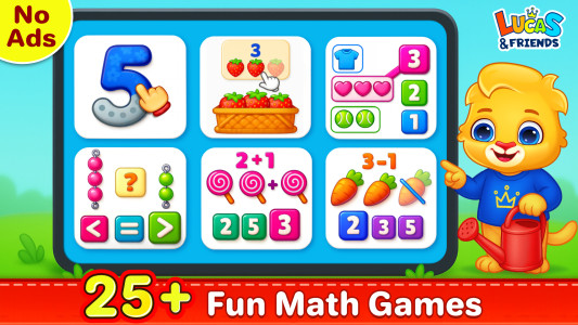 اسکرین شات 1 بازی Kids Math: Math Games for Kids