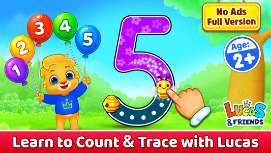 اسکرین شات 1 بازی 123 Numbers - Count & Tracing