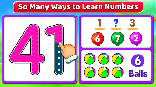 اسکرین شات 2 بازی 123 Numbers - Count & Tracing