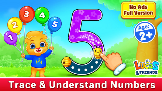 اسکرین شات بازی 123 Numbers - Count & Tracing 1