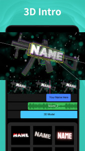 اسکرین شات 3 برنامه Intro Maker -video intro outro