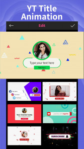 اسکرین شات 8 برنامه Intro Maker -video intro outro